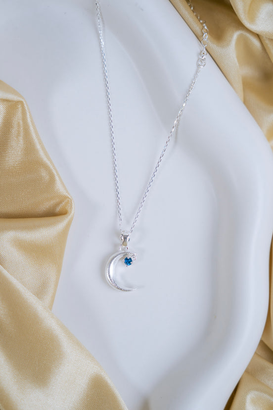 Collar Luna Zafiro