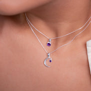 Collar Luna Amatista