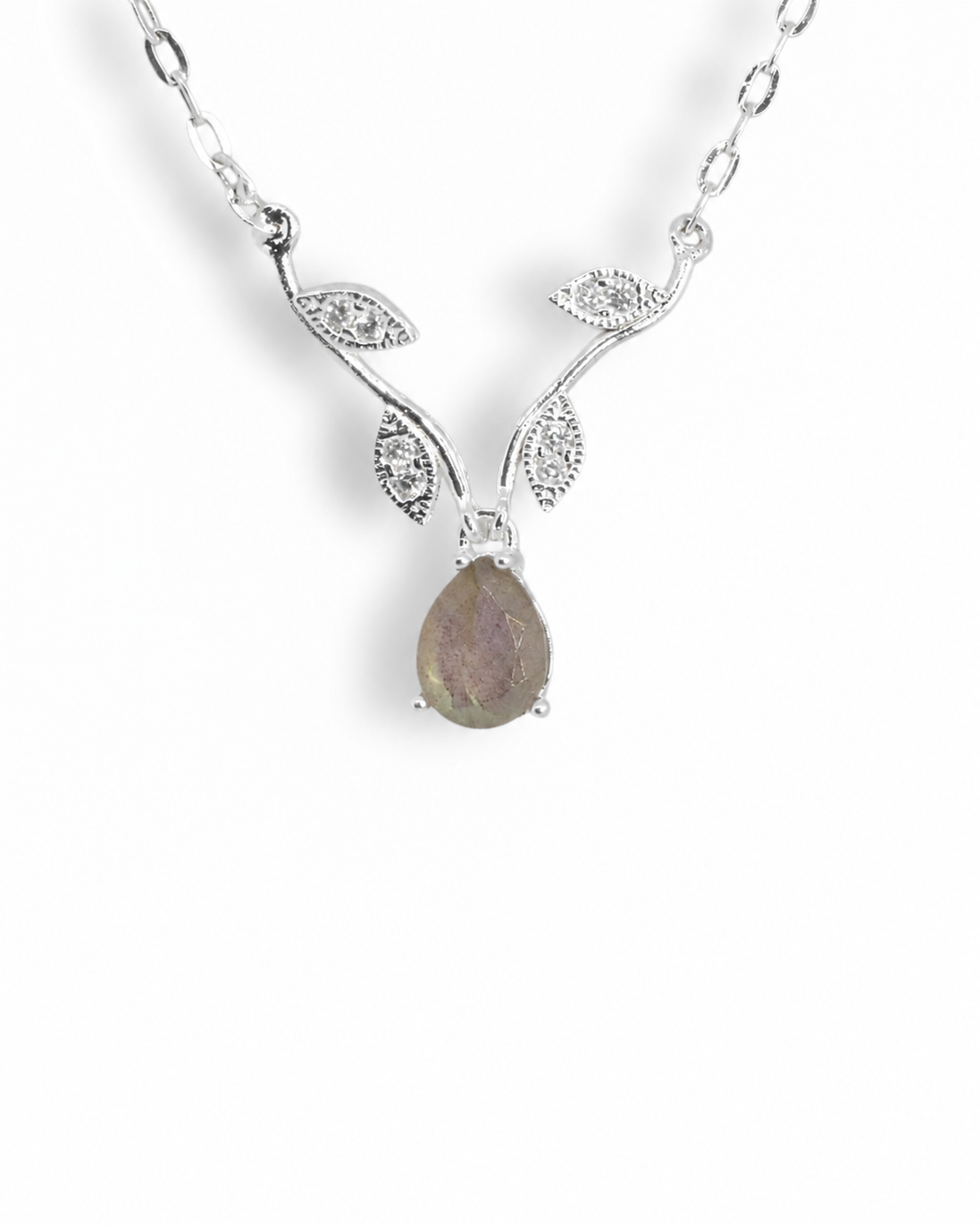 Collar Tulipán Labradorita