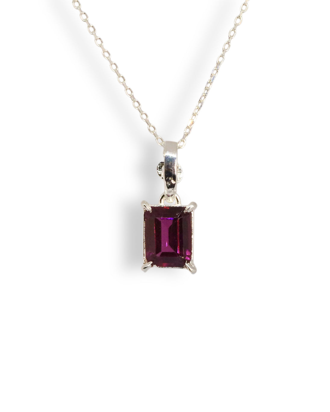 Collar Elia Granate Rodolita