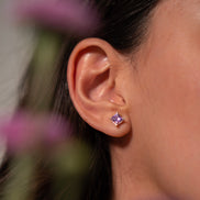 Aretes Elia Amatista