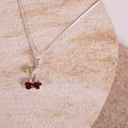 Collar Cerezas de Granate