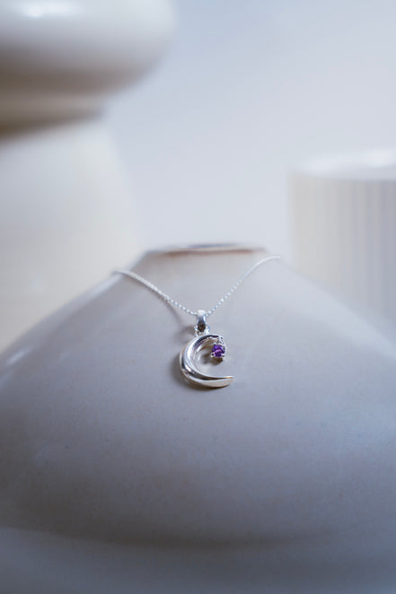 Collar Luna Amatista