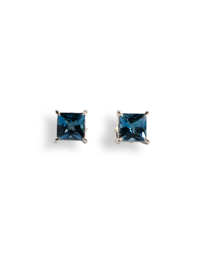 Aretes Elia Topacio London Blue