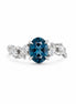 Anillo Tulipán Topacio London Blue