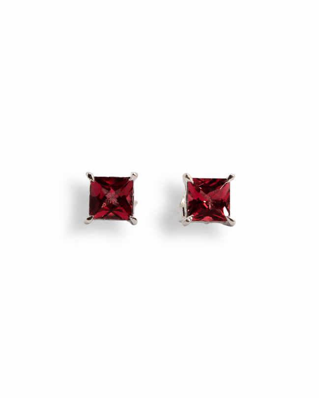 Aretes Elia Granate