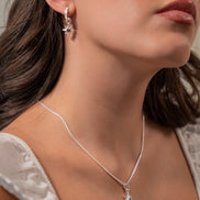 Aretes Estrella Topacio London Blue