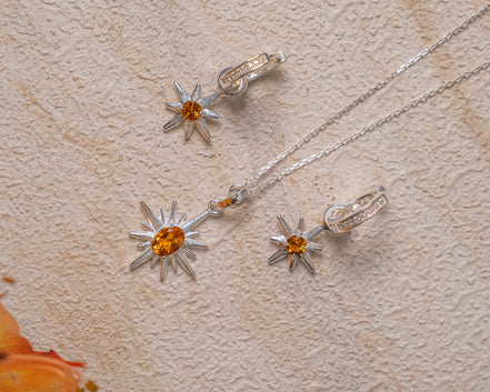 Collar Estrella Citrino