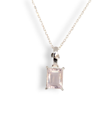 Collar Elia Cuarzo Rosa
