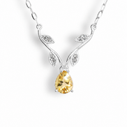 Collar Tulipán Citrino