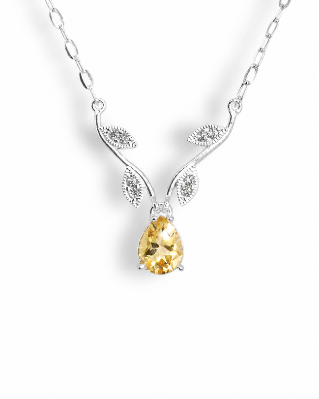 Collar Tulipán Citrino