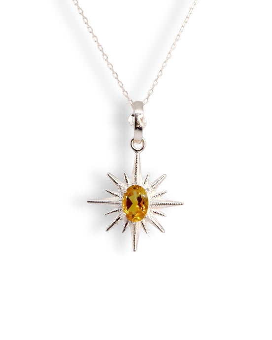 Collar Estrella Citrino