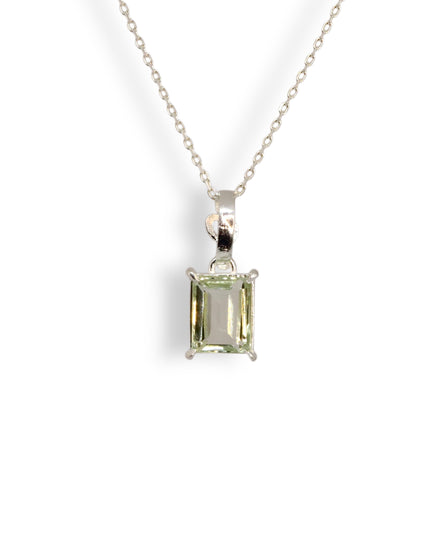 Collar Elia Amatista Verde