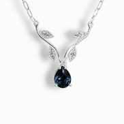 Collar Tulipán Topacio London Blue