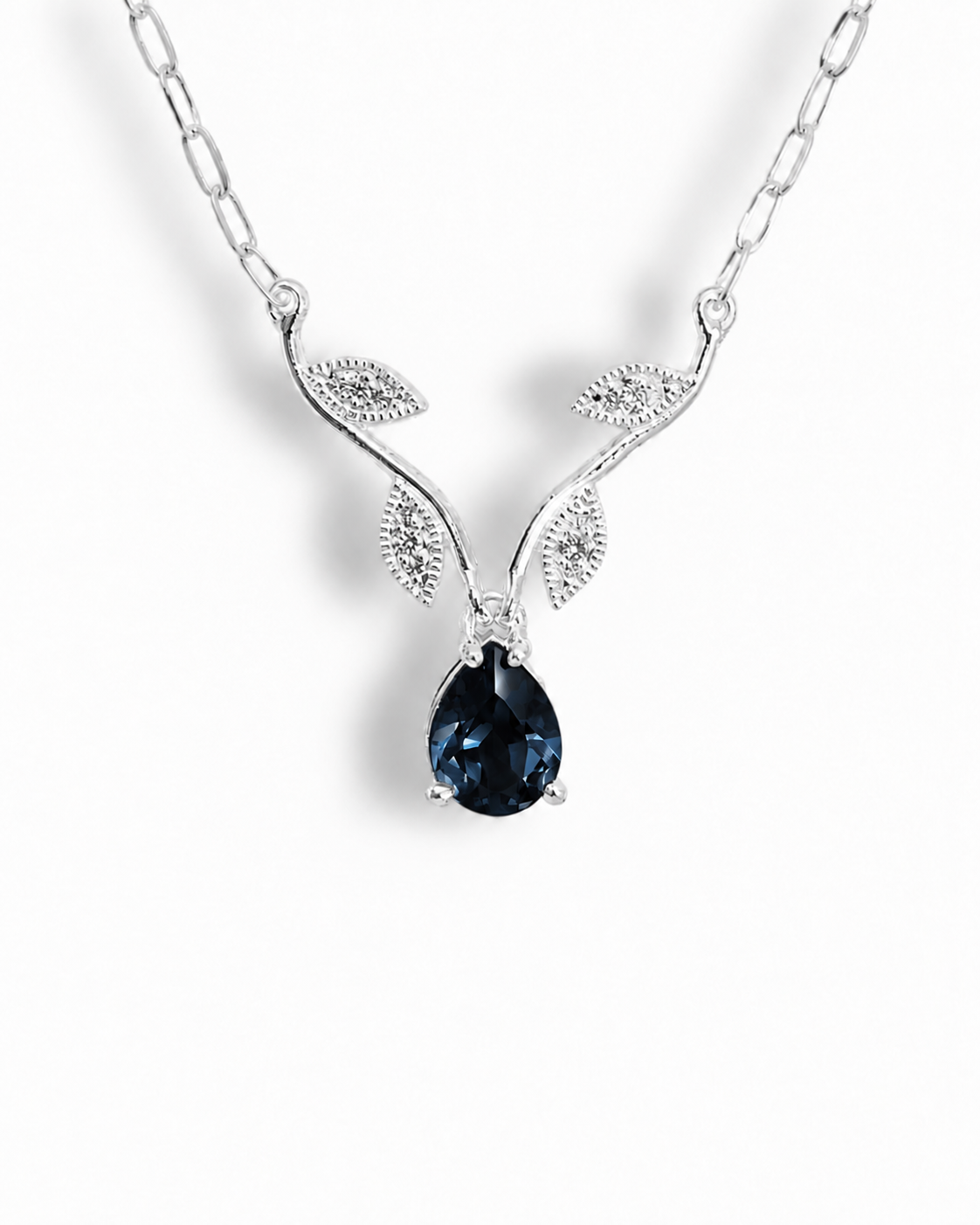 Collar Tulipán Topacio London Blue