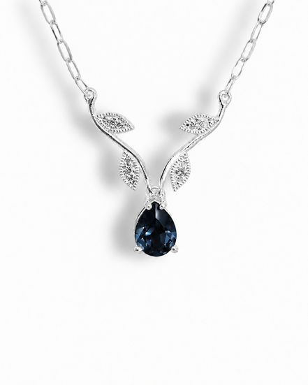 Collar Tulipán Topacio London Blue