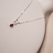 Collar Tulipán Granate