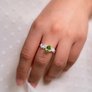 Anillo Tulipán Peridoto