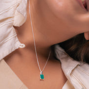 Collar Elia Crisoprasa