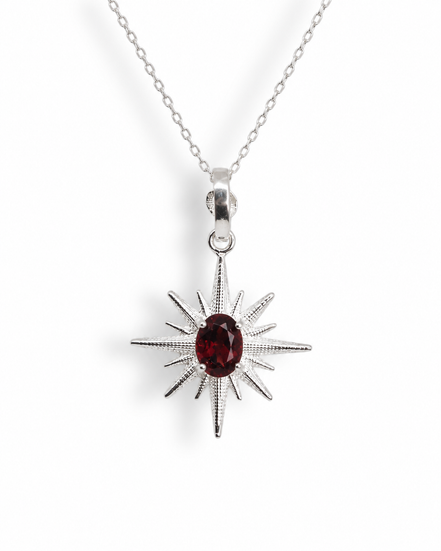 Collar Estrella Granate