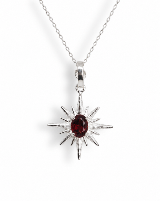 Collar Estrella Granate
