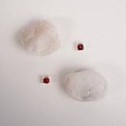 Aretes Elia Granate