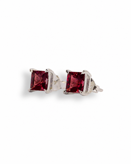 Aretes Elia Granate