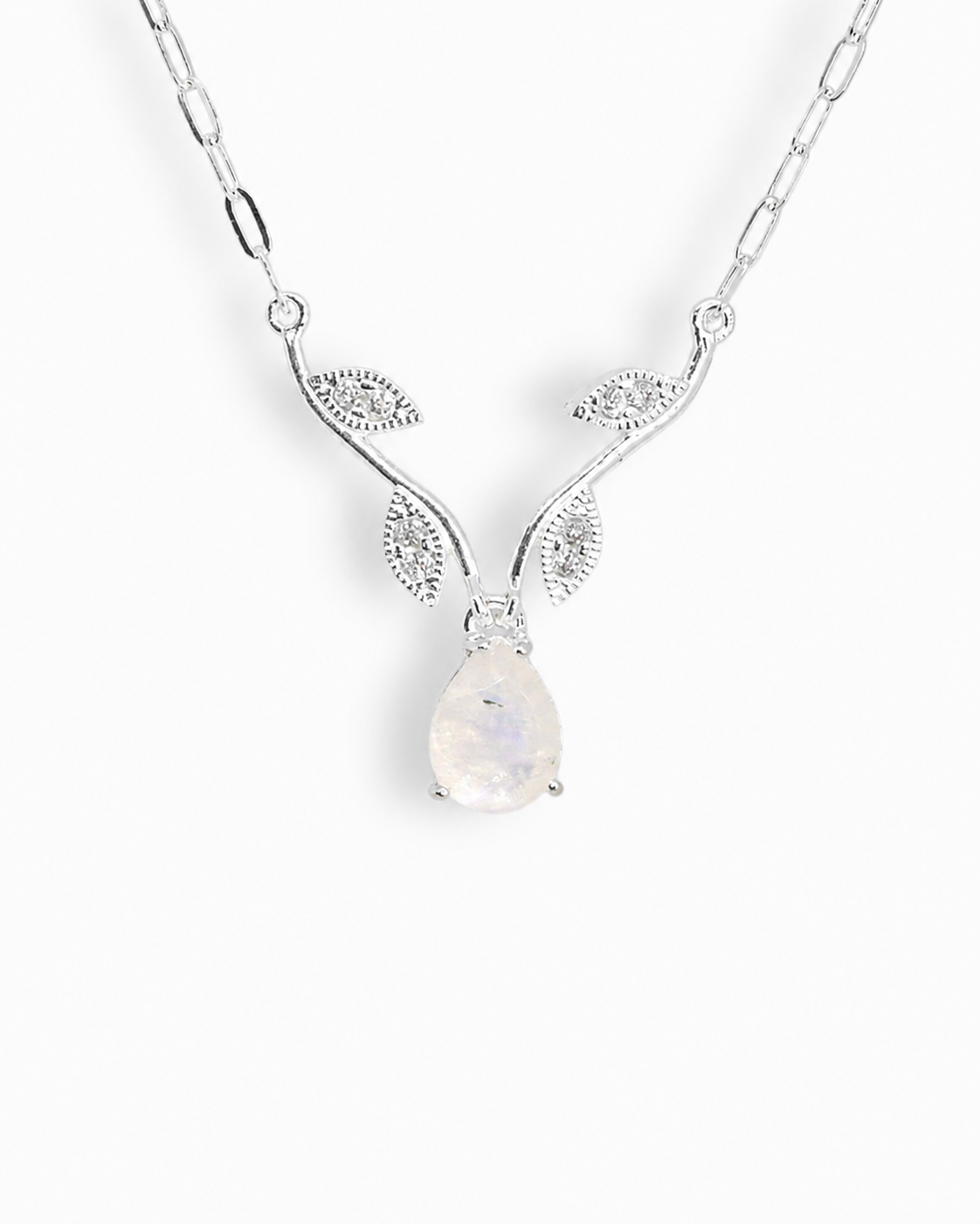 Collar Tulipán Piedra Luna