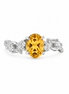 Anillo Tulipán Citrino