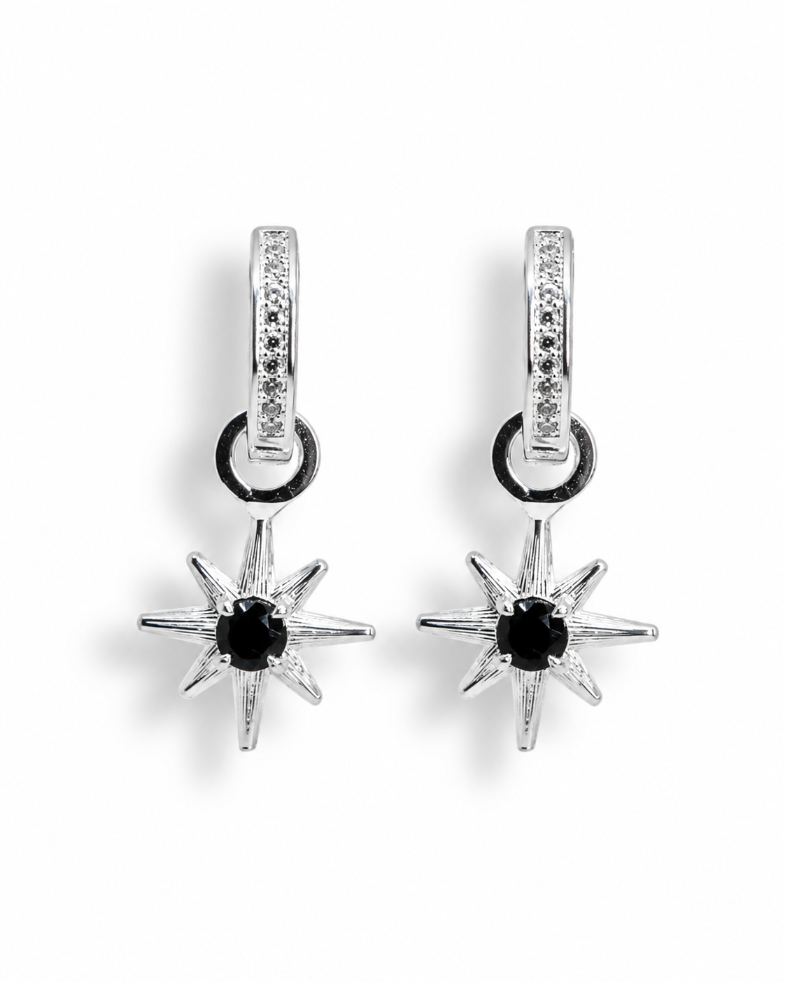 Aretes Estrella Ónix