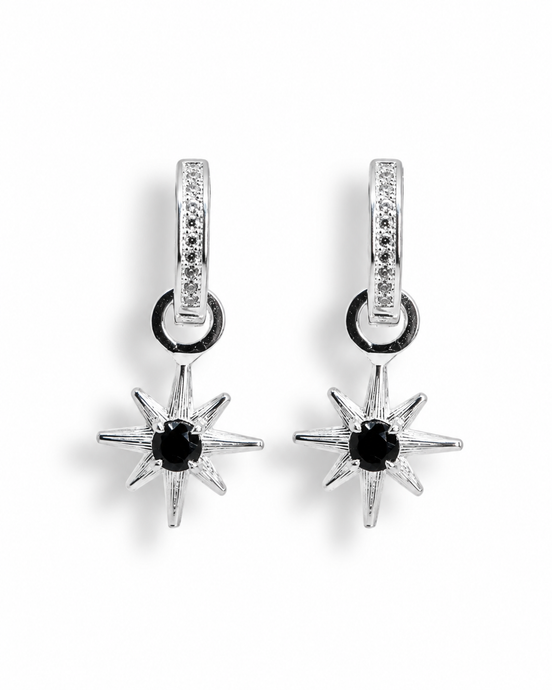 Aretes Estrella Ónix