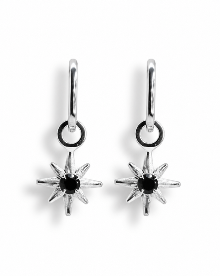 Aretes Estrella Ónix
