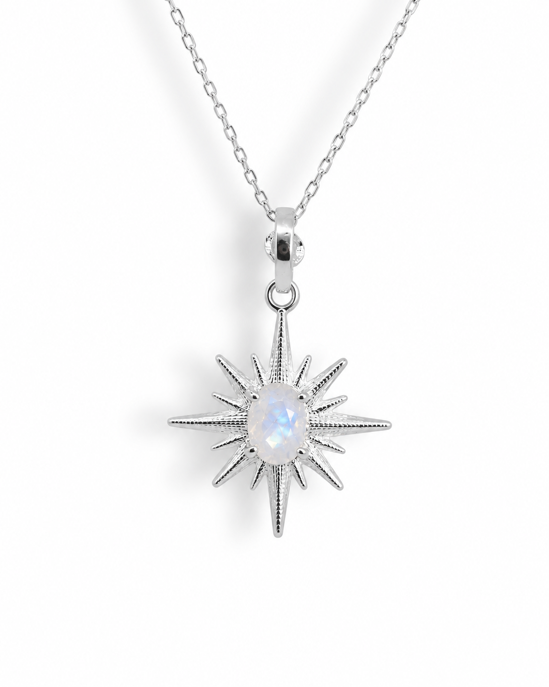 Collar Estrella Piedra Luna