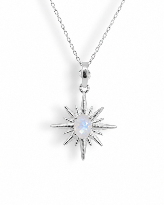 Collar Estrella Piedra Luna