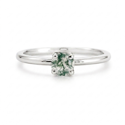 Anillo Aria Ágata Musgo