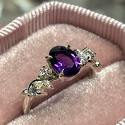 Anillo Tulipán Amatista