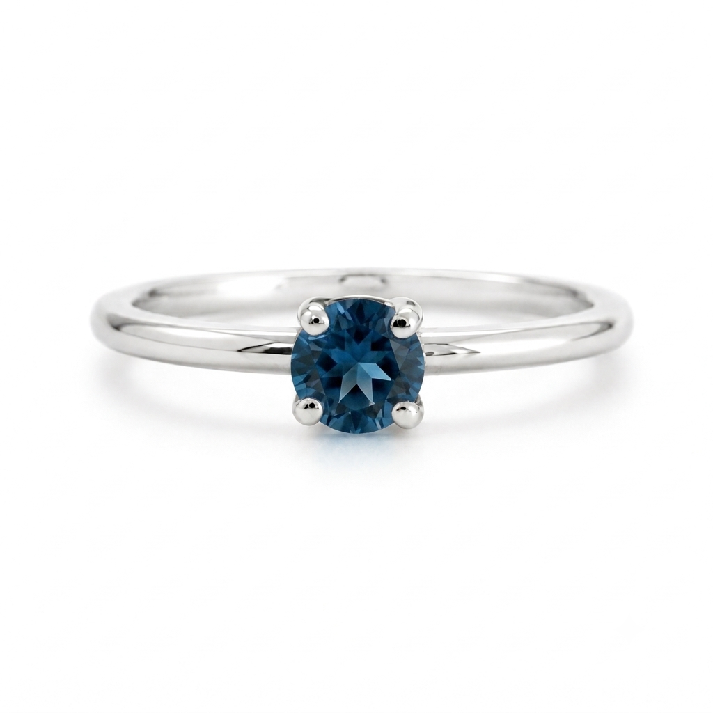 Anillo Aria Topacio London Blue