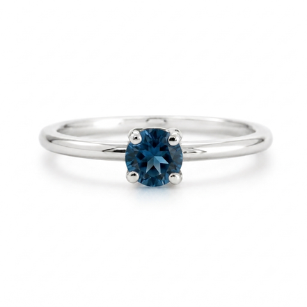 Anillo Aria Topacio London Blue