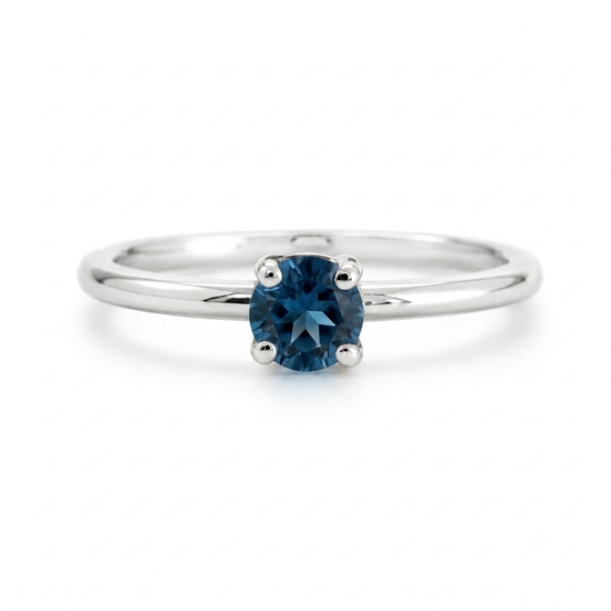 Anillo Aria Topacio London Blue