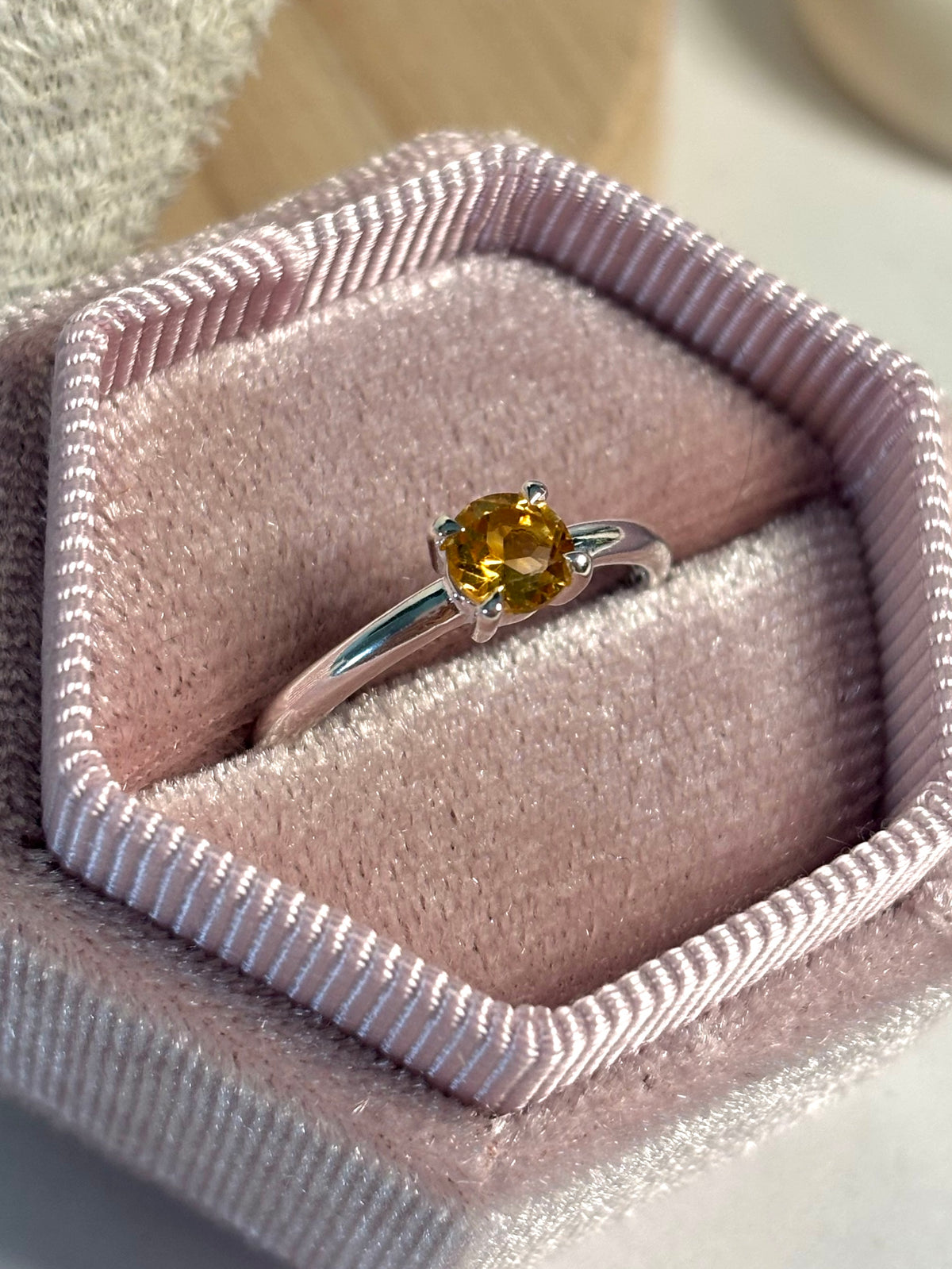 Anillo Aria Citrino